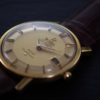 Vintage Omega Constellation Pie Pan-18k Solid Gold-Rare MEISTER DIAL